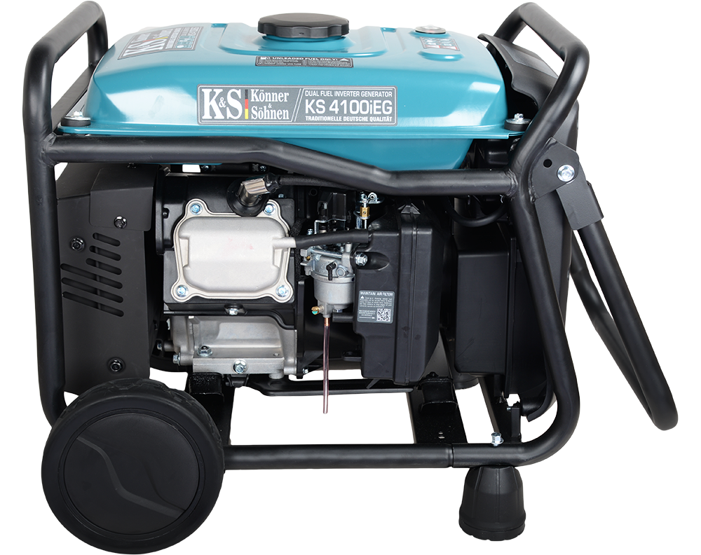 K&S Inverter 4.000 Watt Gas & Benzin KS4100iEG Stromaggregat  mit E-Starter
