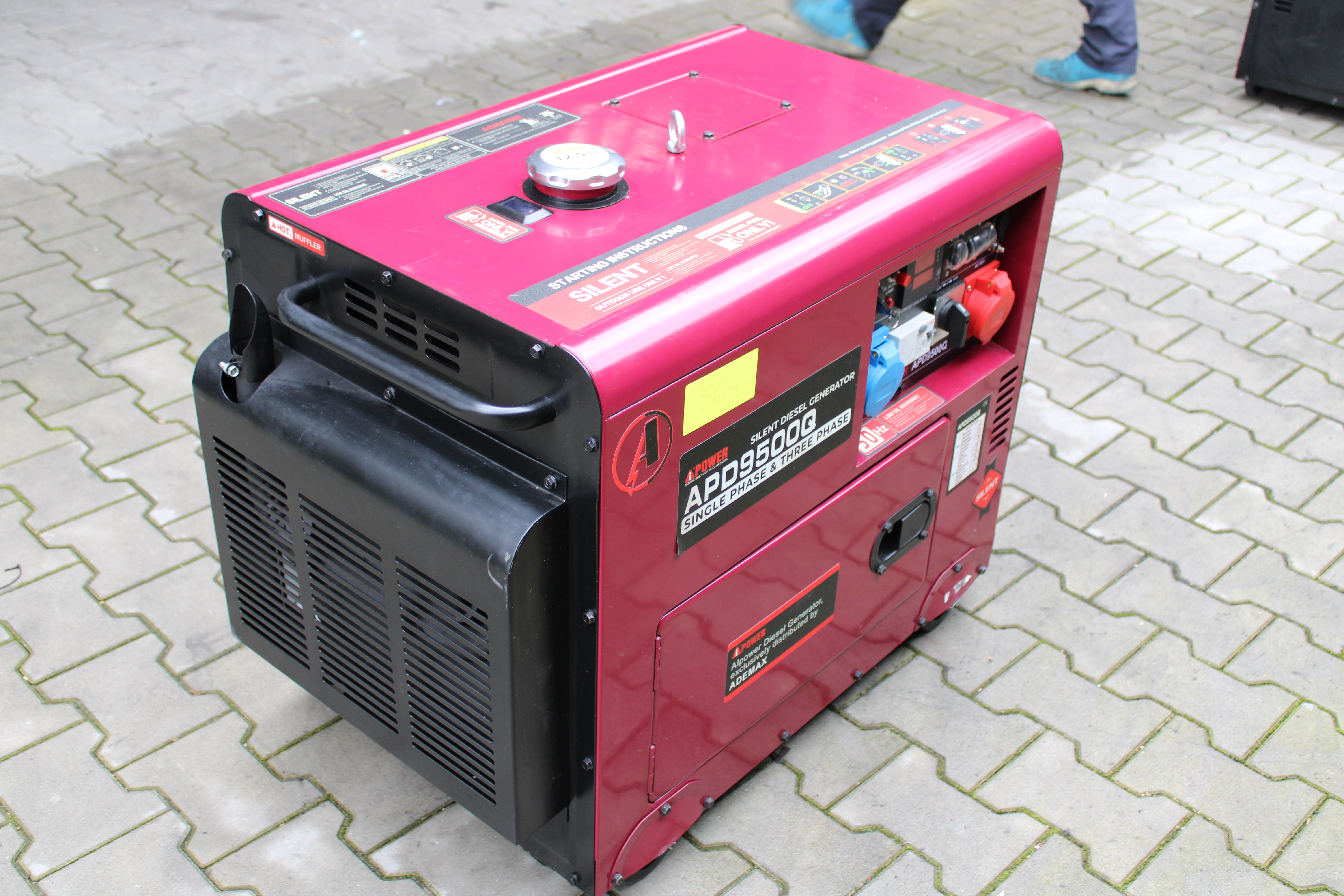[OUTLET#364] Ai Power 8 kVA Diesel APD9500Q ADEMAX Edition 230&400V Stromaggregat