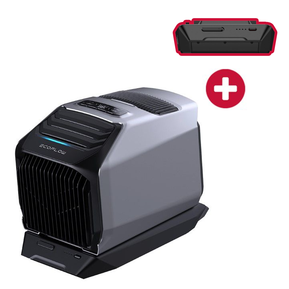 [SOFT BUNDLE] ECOFLOW WAVE 2 + Batterie - Tragbare Klimaanlage mit Heizfunktion