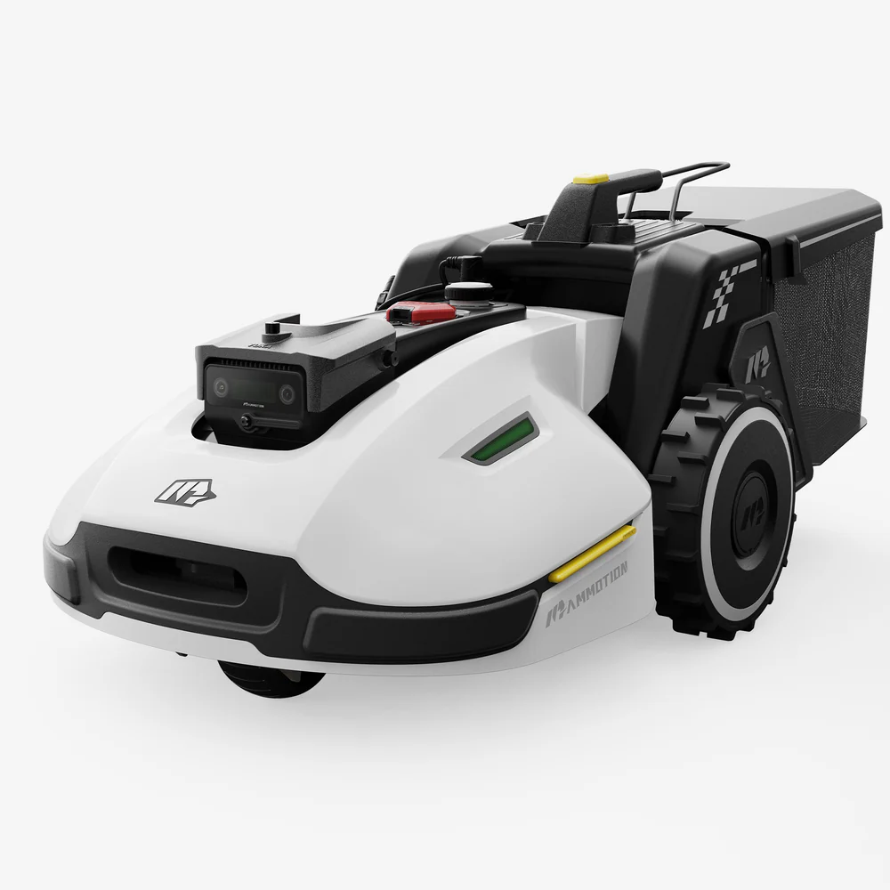 MAMMOTION Mähroboter YUKA 2000 + Lawn Sweeper Kit | 3D Vision Positionierung ohne Begrenzungskabel 