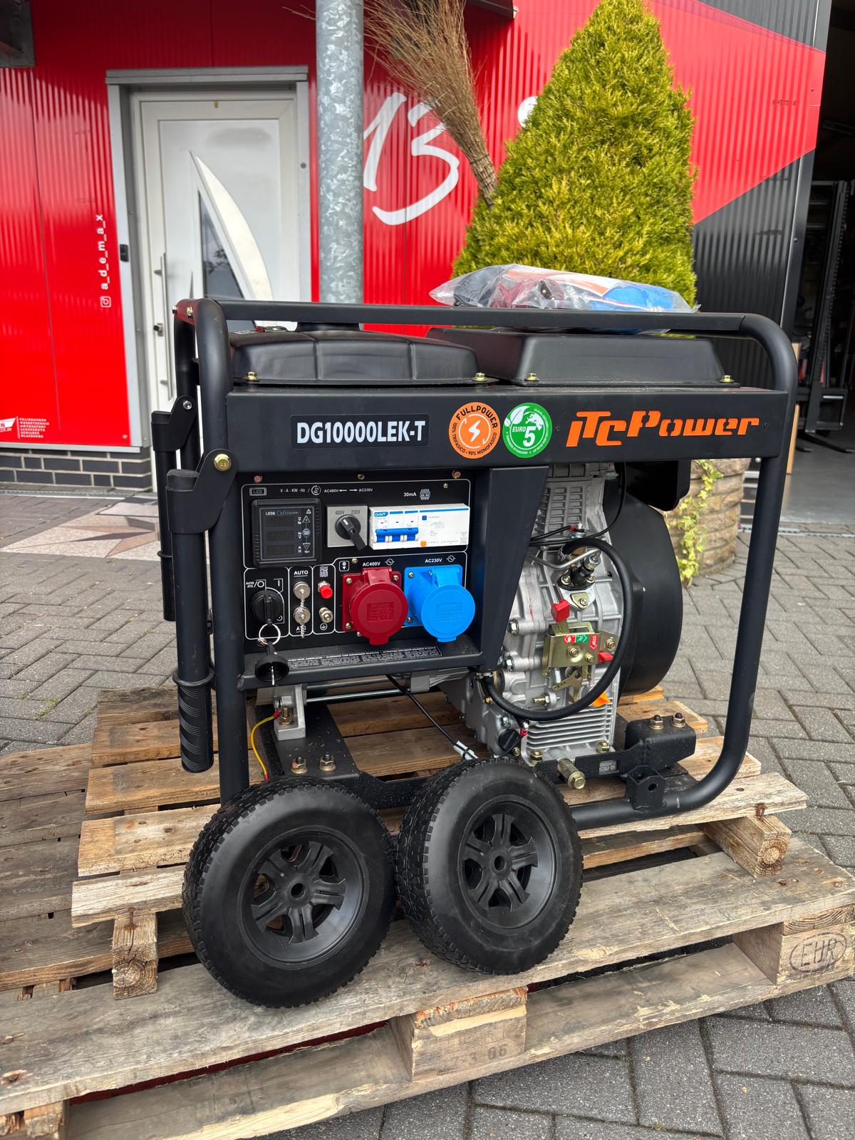 [OUTLET#702] ITC POWER 10,6 kVA Diesel DG10000LEK-T Stromaggregat inkl. 30 Punkte Check