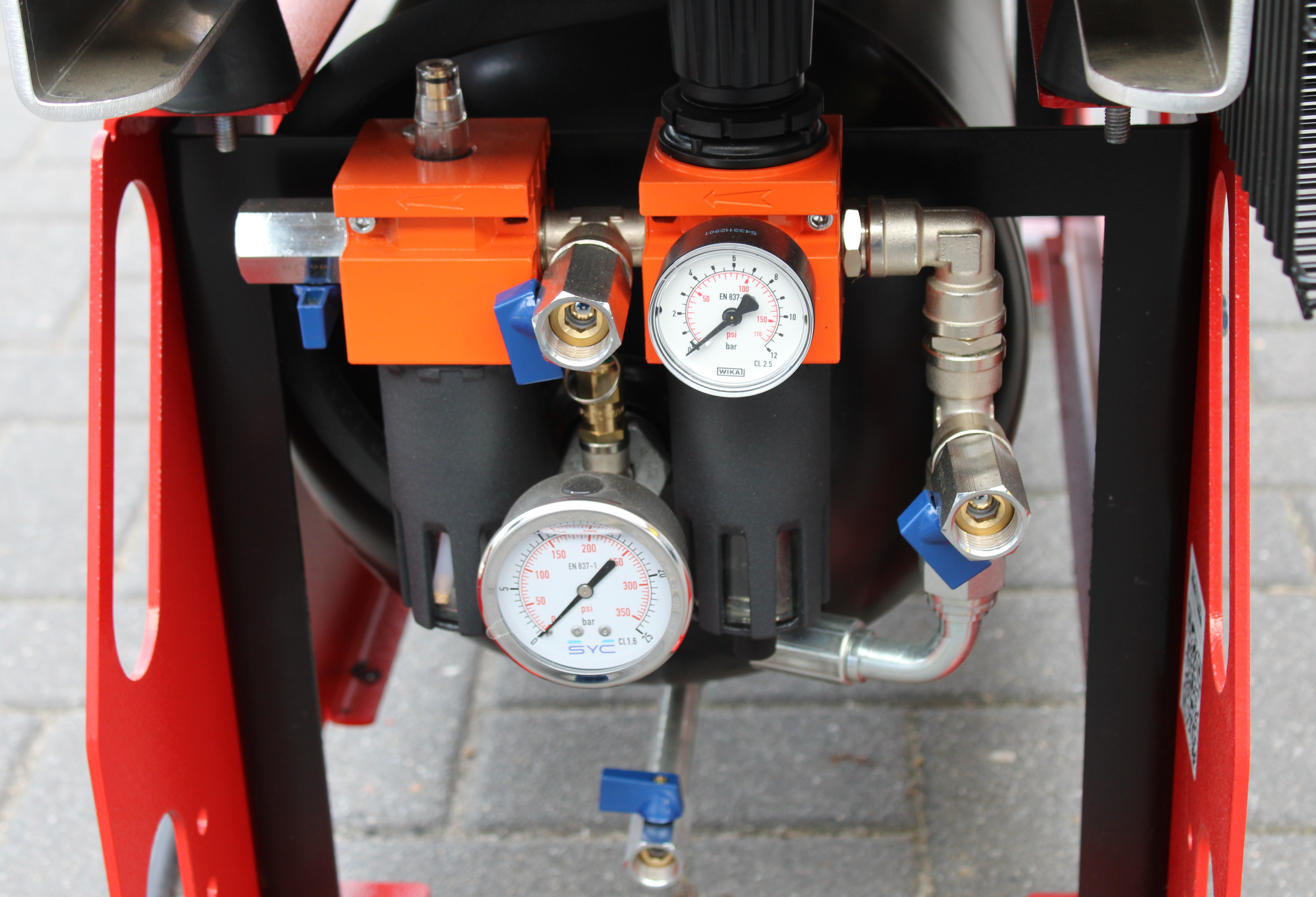 Sauerstoff-Regler Einstufig 2 Gauge – Für Gasflaschen Bis 300 Bar | Messingkörper, 5/8" BSP Anschluss, Max. 10 Bar Ausgang