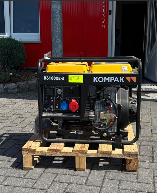 [OUTLET#630] KOMPAK 6.9 kVA Diesel 6100XE-3 400 V Stromaggregat