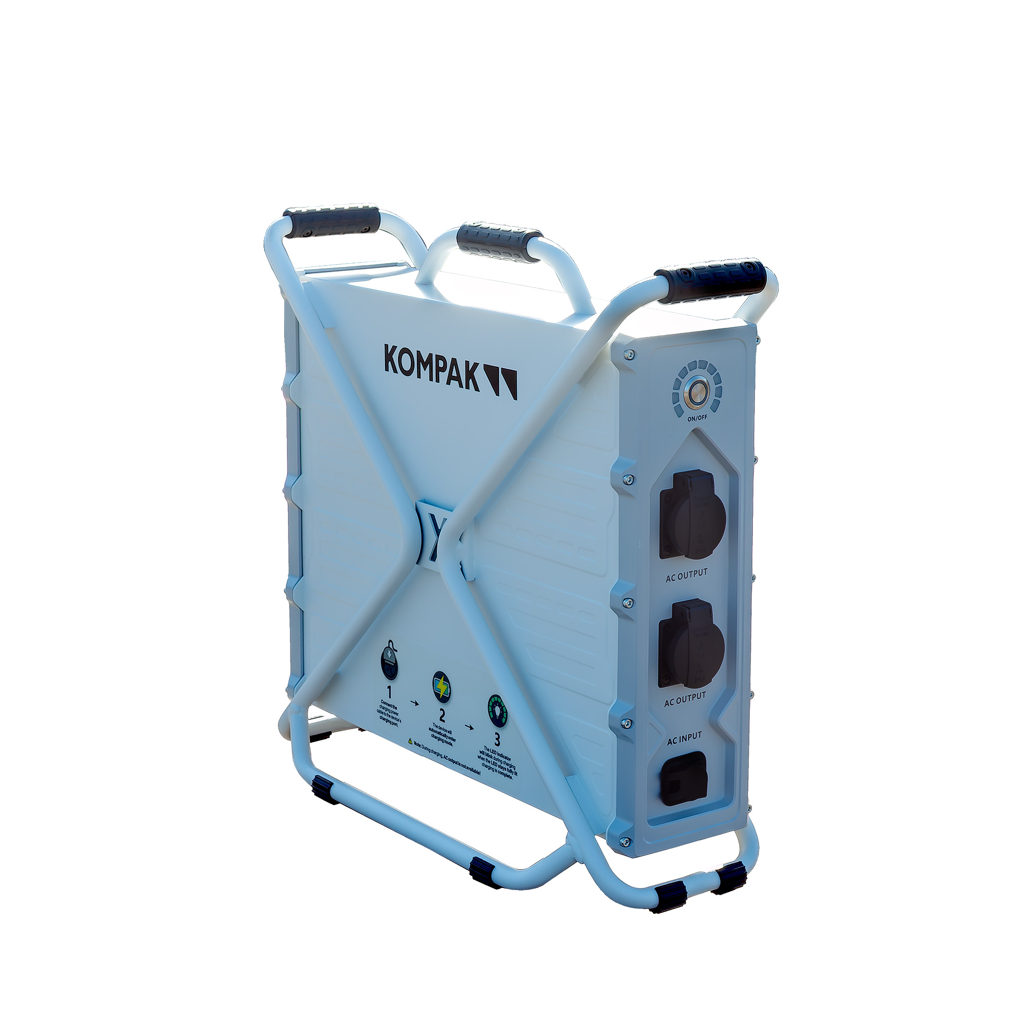 Kompak KPG3600 Pro Powerstation – 3600W Hochleistungs-Energiespeicher