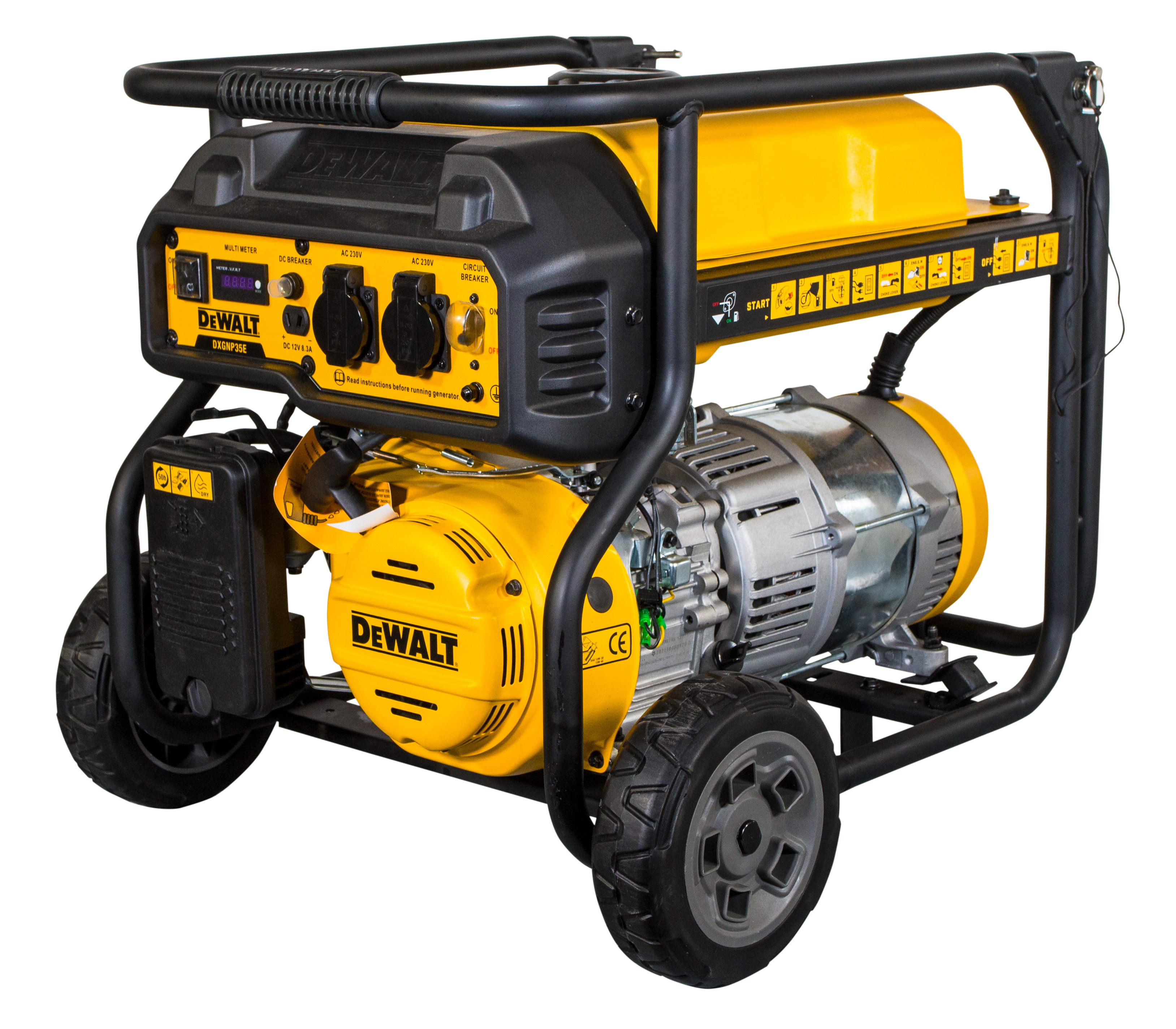 DeWalt Stromerzeuger 3500 Watt Benziner DXGNP35E Stromaggregat DeWalt Stromerzeuger 3500 Watt Benziner DXGNP35E Stromaggregat