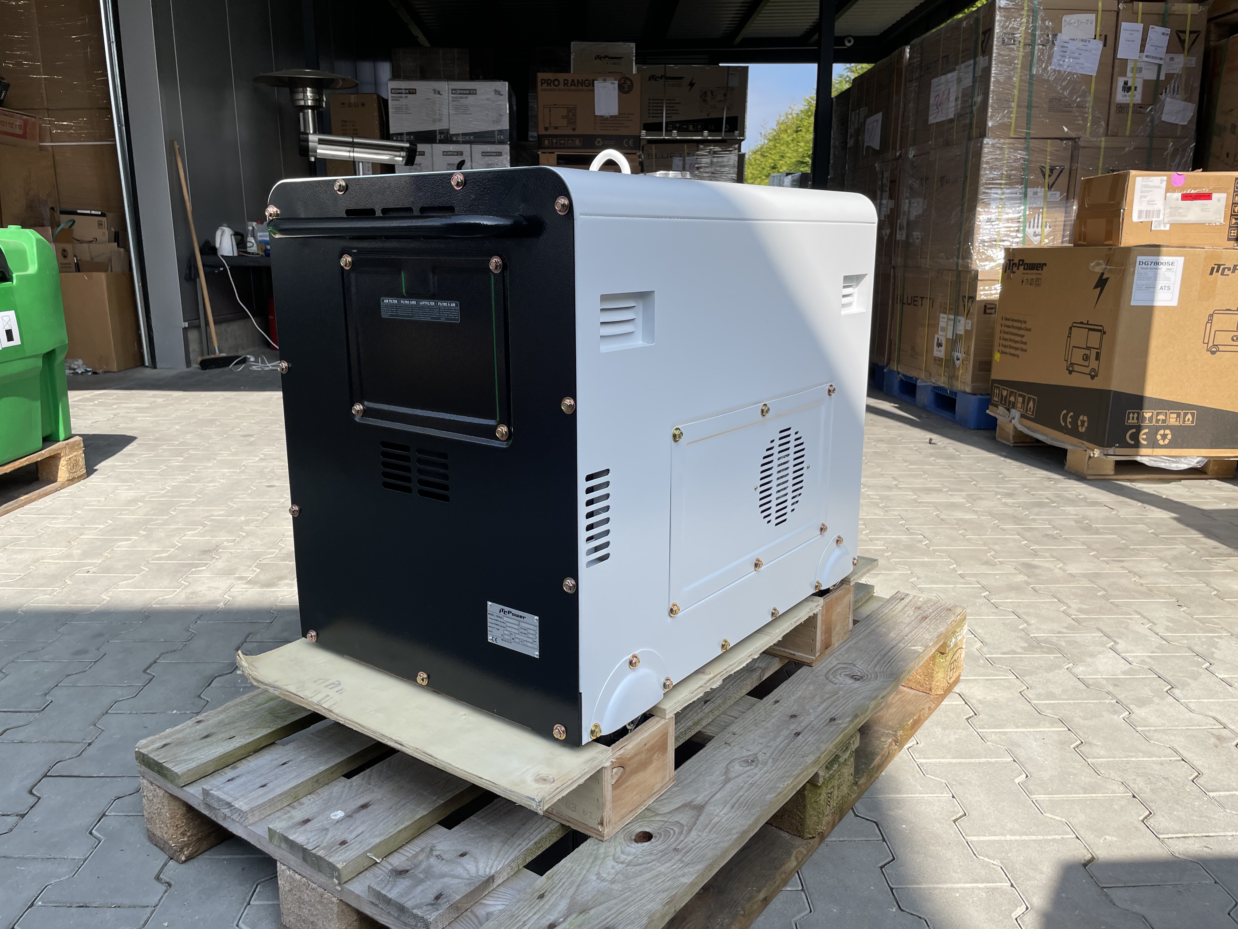 [OUTLET#258] ITC POWER Full Power 8 kVA Diesel DG7800SE-T 230&400 Stromaggregat Stromerzeuger  