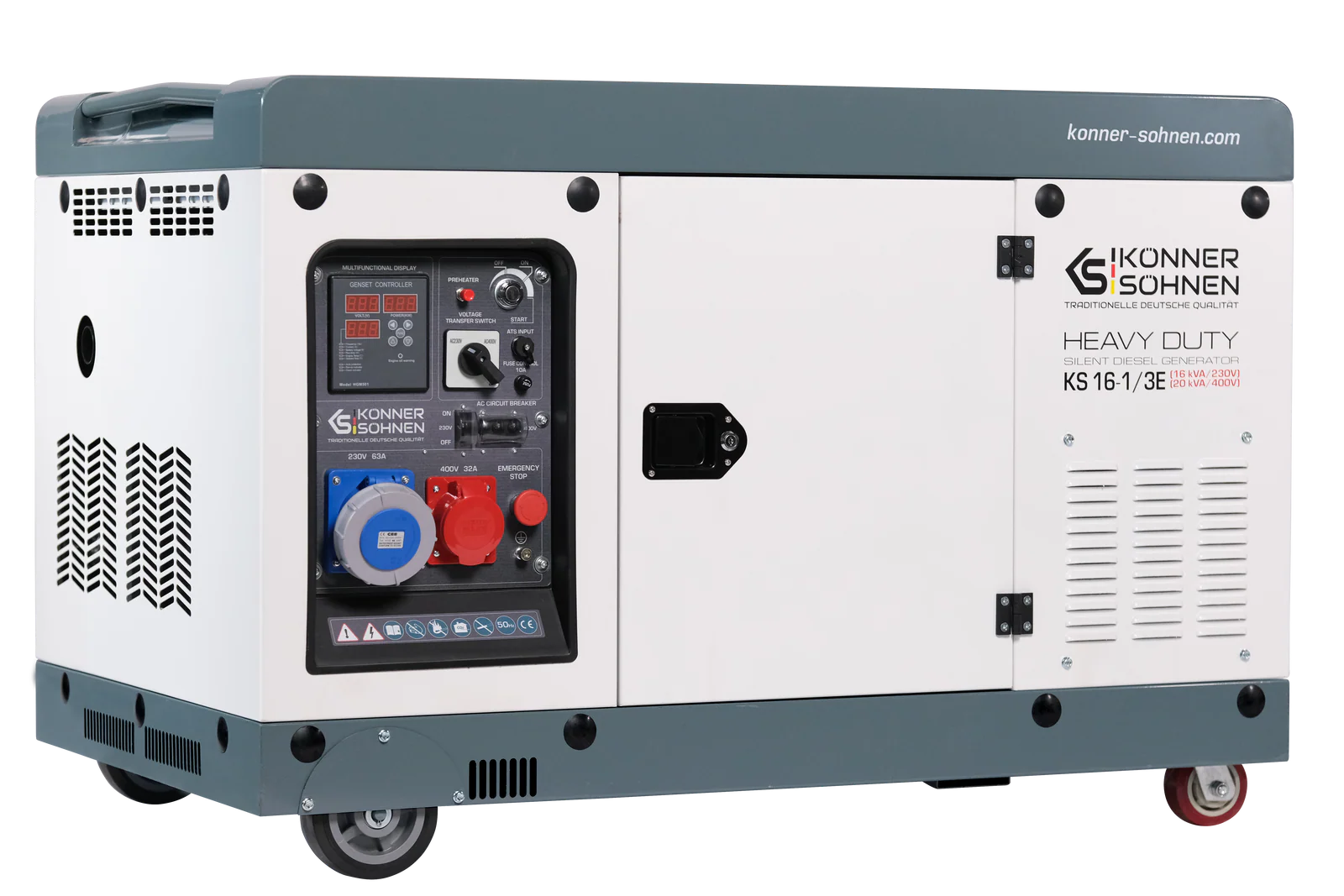 K&S 15 kVA Diesel  Stromaggregat Stromerzeuger KS16-1/3E