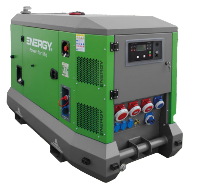ENERGY RENTAL RANGE | Diesel Industrie Stromerzeuger 20 KVA 400V EY-20K Stromaggregat 