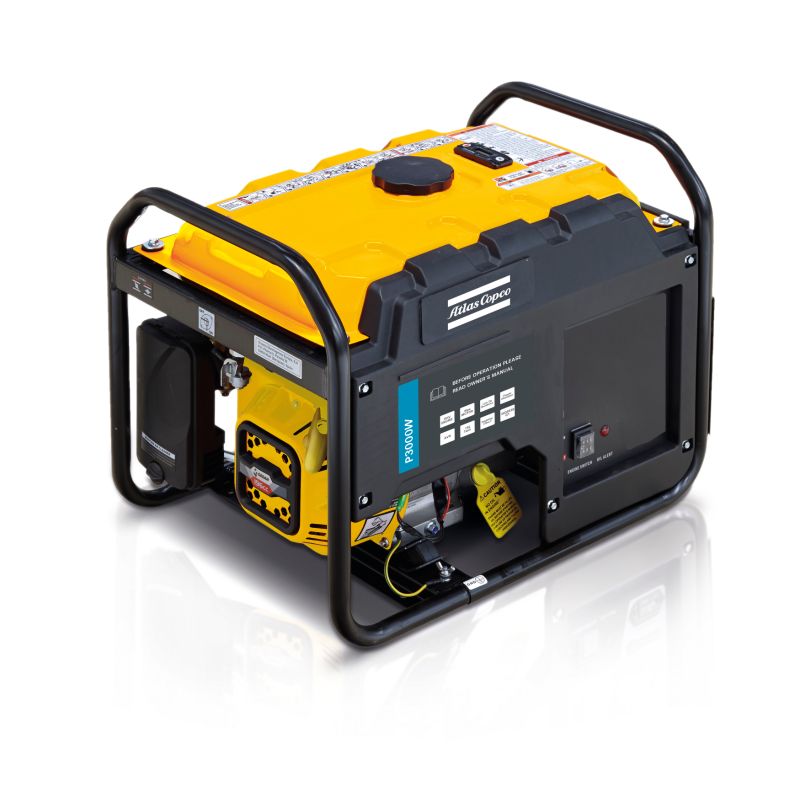 2,5 kW Atlas Copco Benzin Stromaggregat P3000 230 V 2,5 kW Atlas Copco Benzin Stromaggregat P3000 230 V