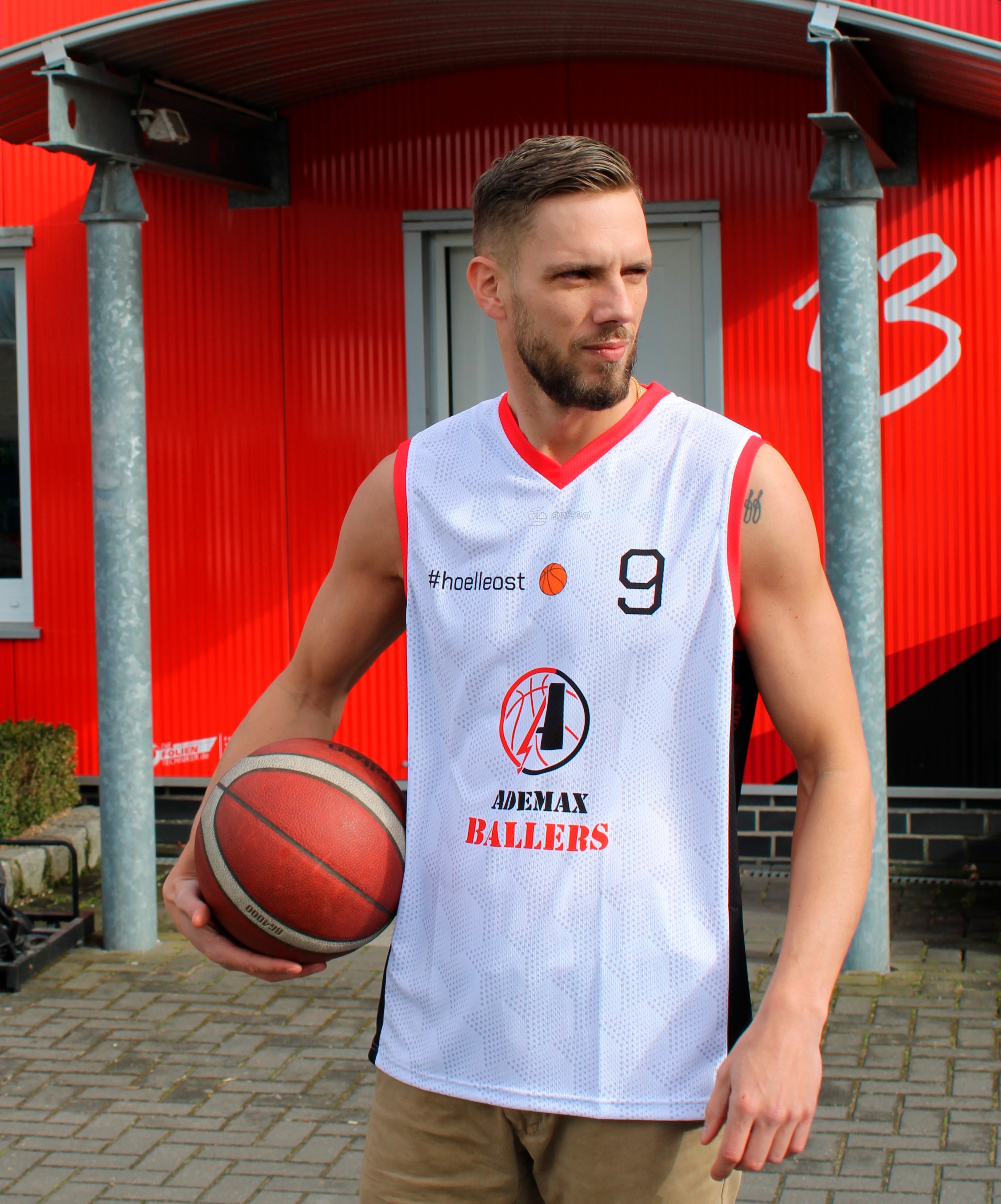 Limited Edition Ademax Ballers Basketball Trikot Gr. L mit der Nr. 9 | Saison 2022/23