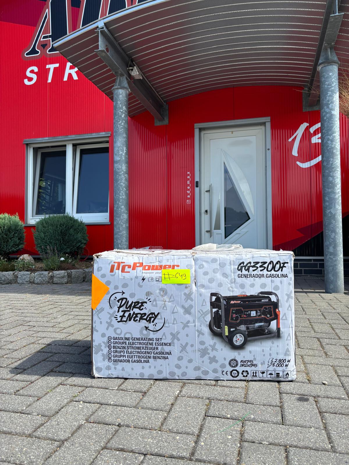 [OUTLET#684] ITC Power GG3300F Stromerzeuger Stromaggregat