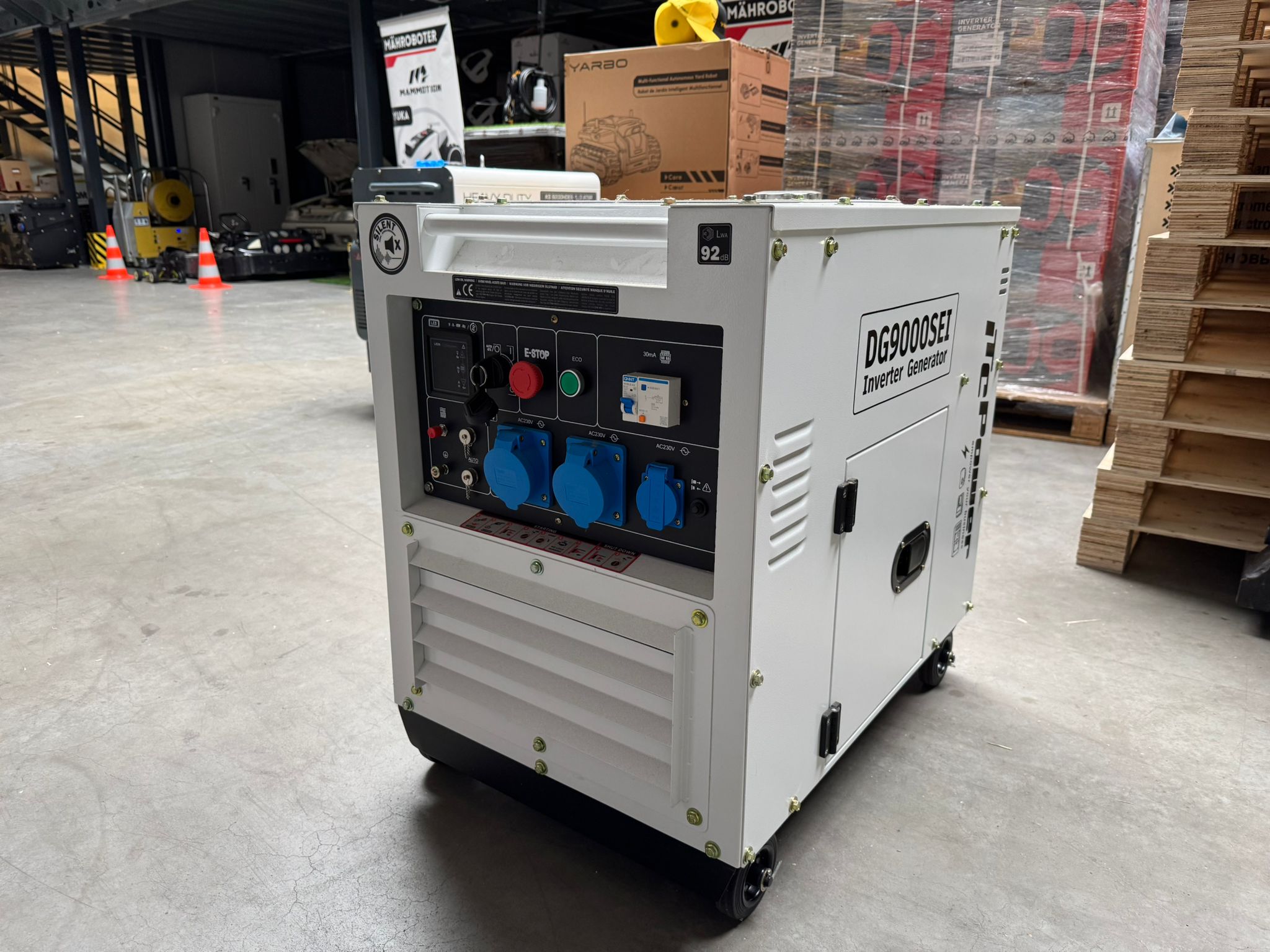 [OUTLET#488] ITC POWER Diesel-Inverter Stromaggregat 6500 Watt DG9000SEi 