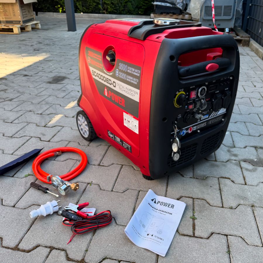 [OUTLET#471] Ai Power 3800W Gas & Benzin SC4000iED-O Dual Fuel Inverter 