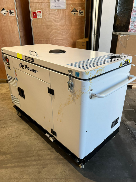 [OUTLET#572] ITC POWER 12,5 kVA Wassergekühlt Diesel DG12000XSE-T Stromaggregat Stromerzeuger