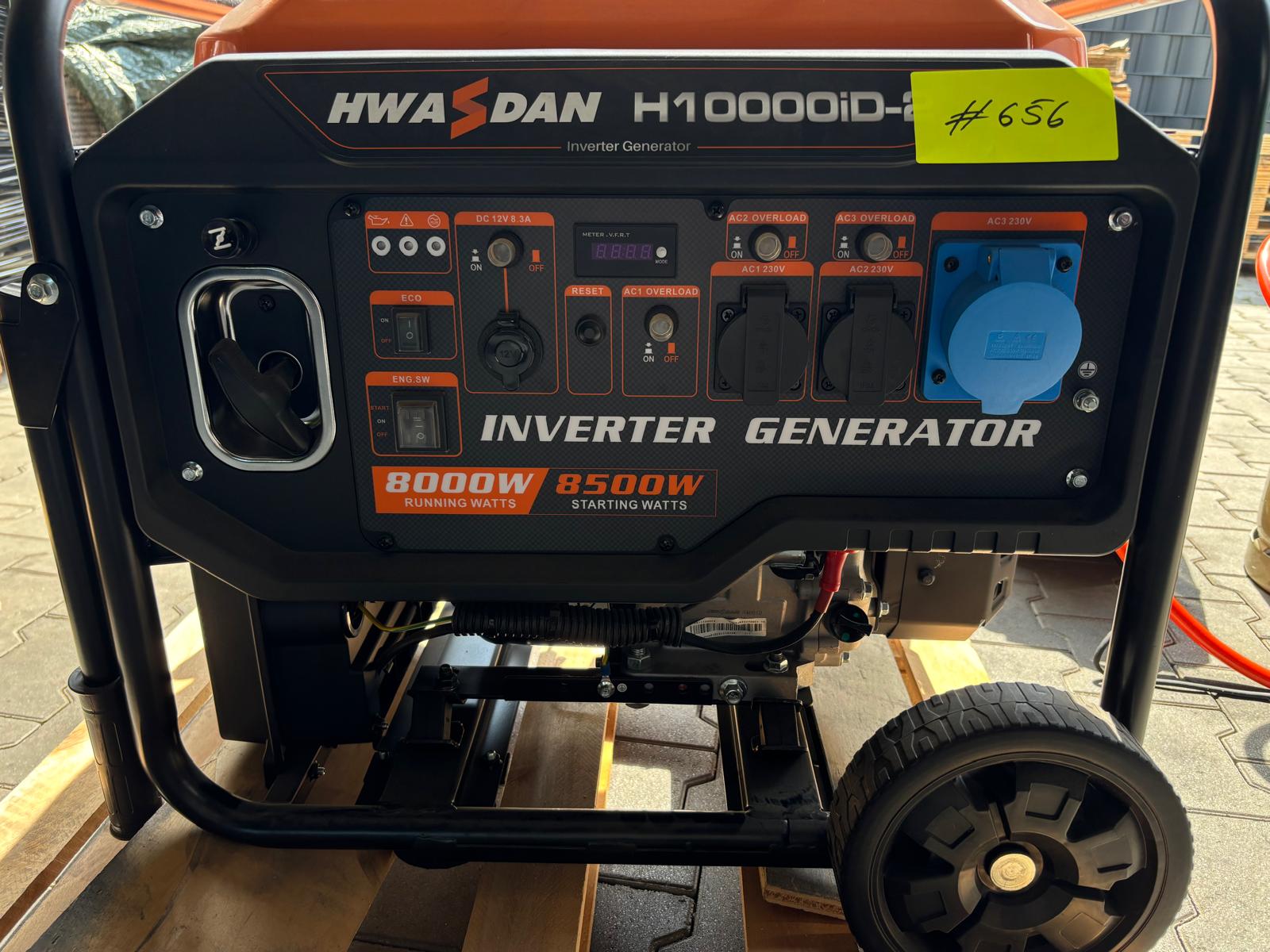 [OUTLET#656] 8.500 W Benzin Stromaggregat Inverter Generator H10000iD2