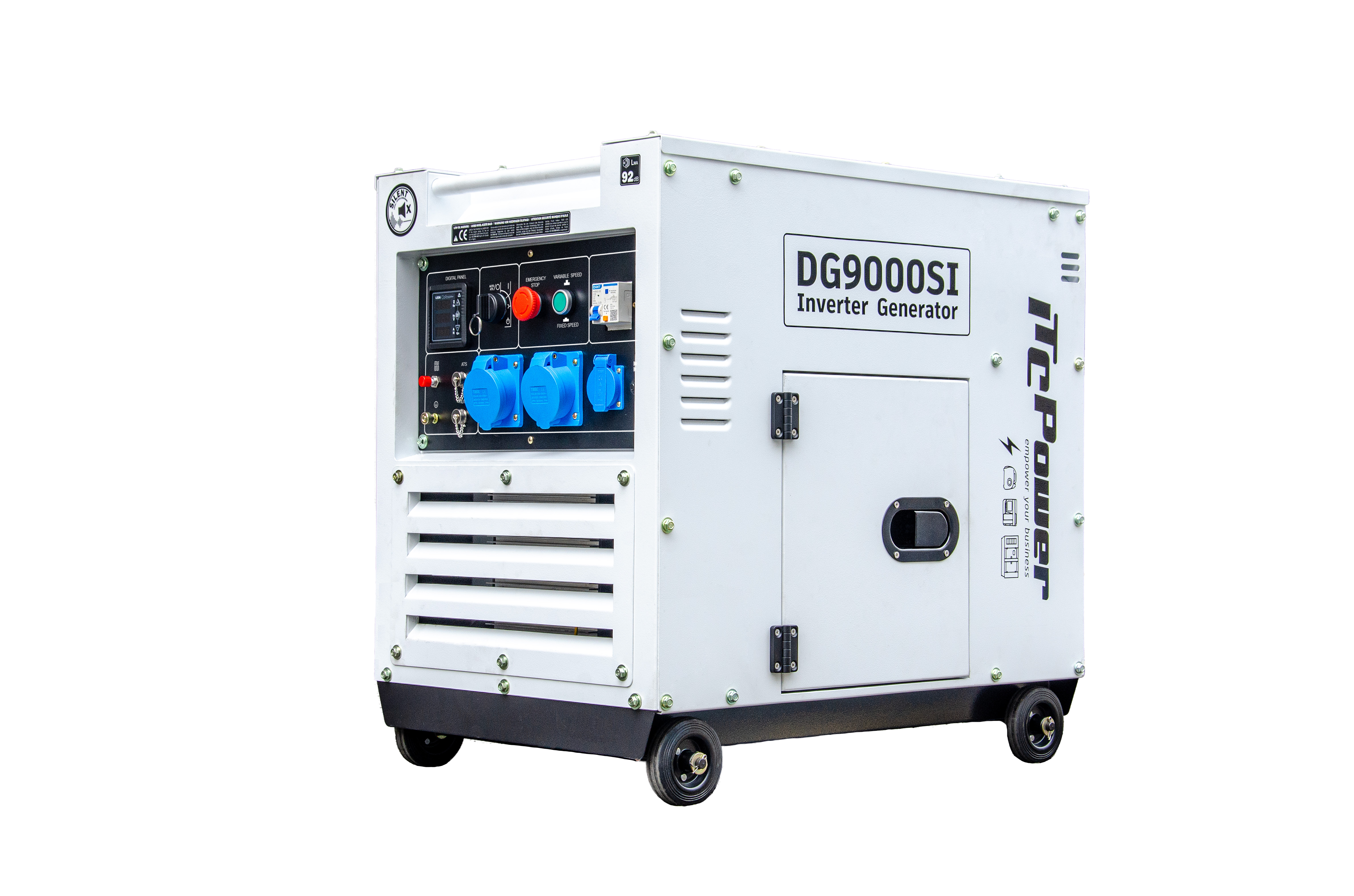 ITC POWER Diesel-Inverter Stromaggregat 6500 Watt DG9000SEi