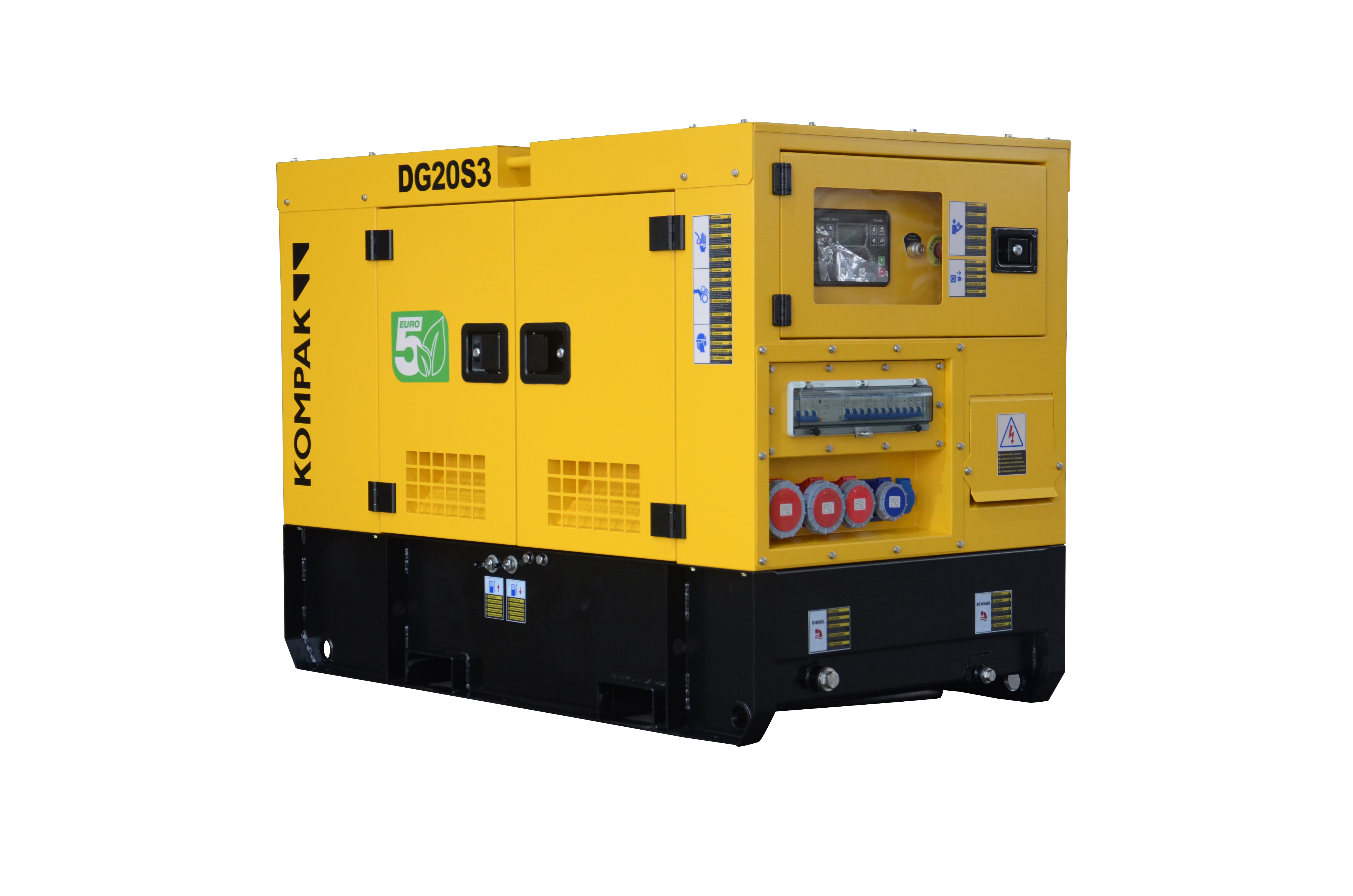 KOMPAK 20,6 kVA Diesel DG20S3 Industrie Stromerzeuger Stromaggregat KOMPAK 20,6 kVA Diesel DG20S3 Industrie Stromerzeuger Stromaggregat
