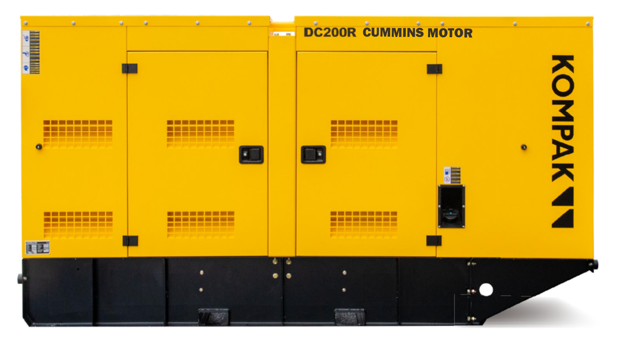 199 kVA CUMMINS Diesel DC200R Industrie Stromerzeuger Stromaggregat von KOMPAK
