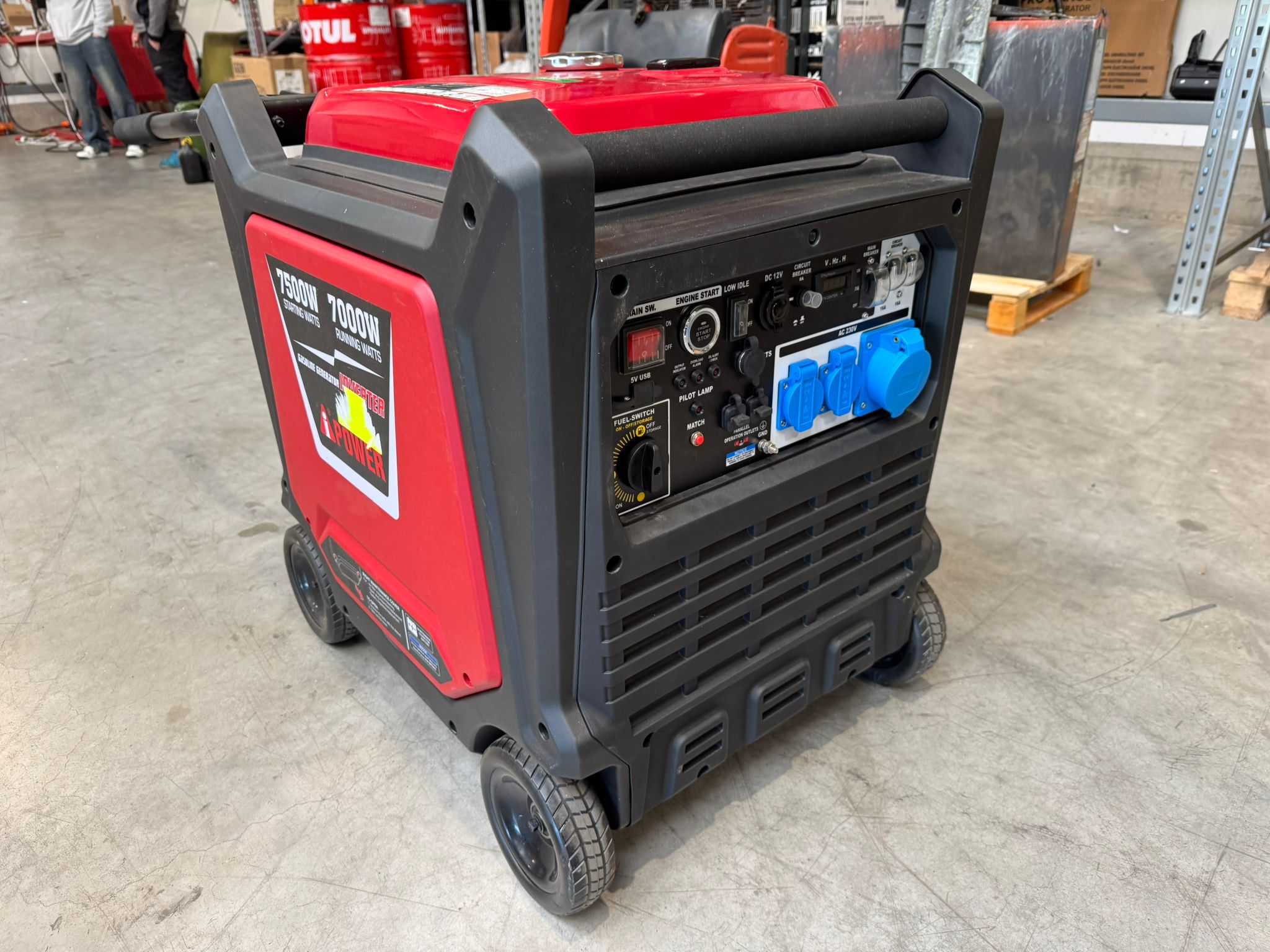 [OUTLET#475] Ai Power Inverter Stromaggregat Benzin 7500 Watt SC8000i 