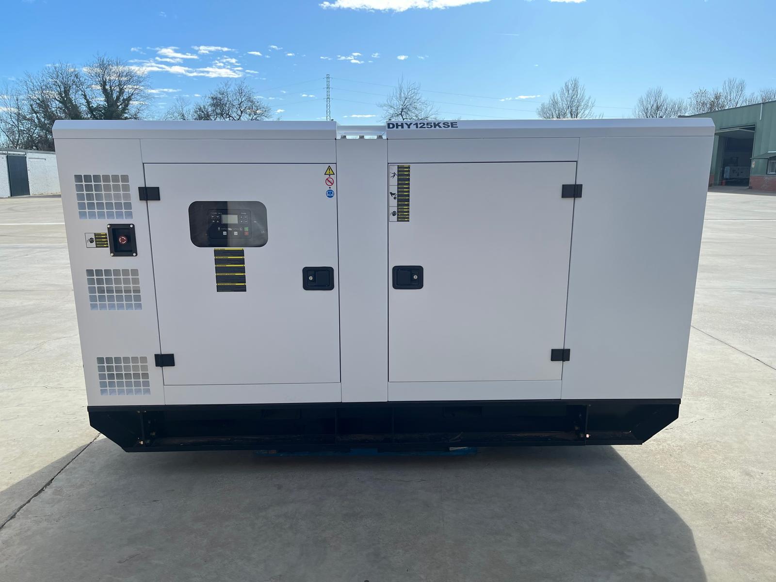 [OUTLET#417] HYUNDAI Industrie Stromerzeuger Stromaggregat DHY125KSE 125 kVA Diesel