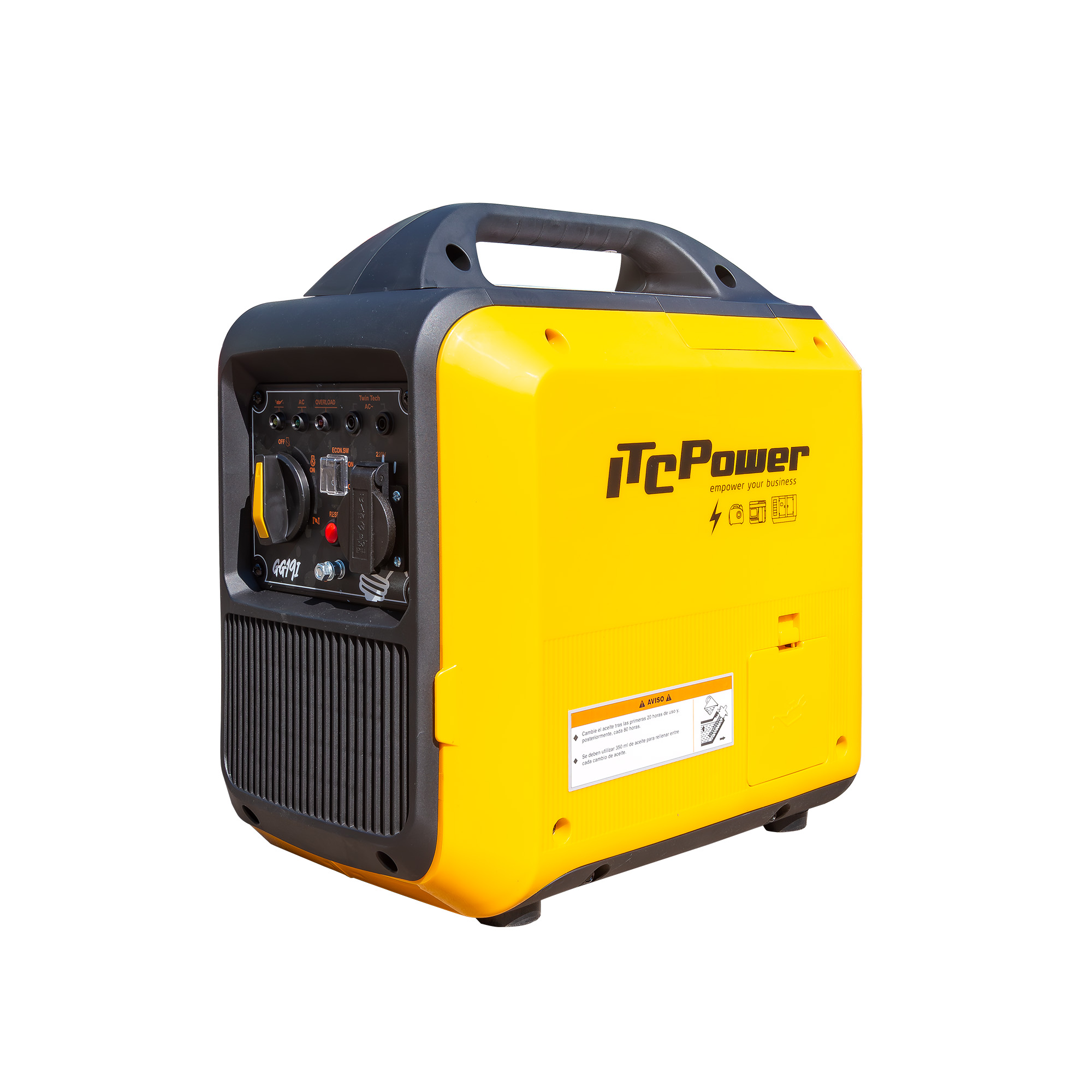 ITC POWER Inverter 2000 Watt Benzin GG19i Stromaggregat