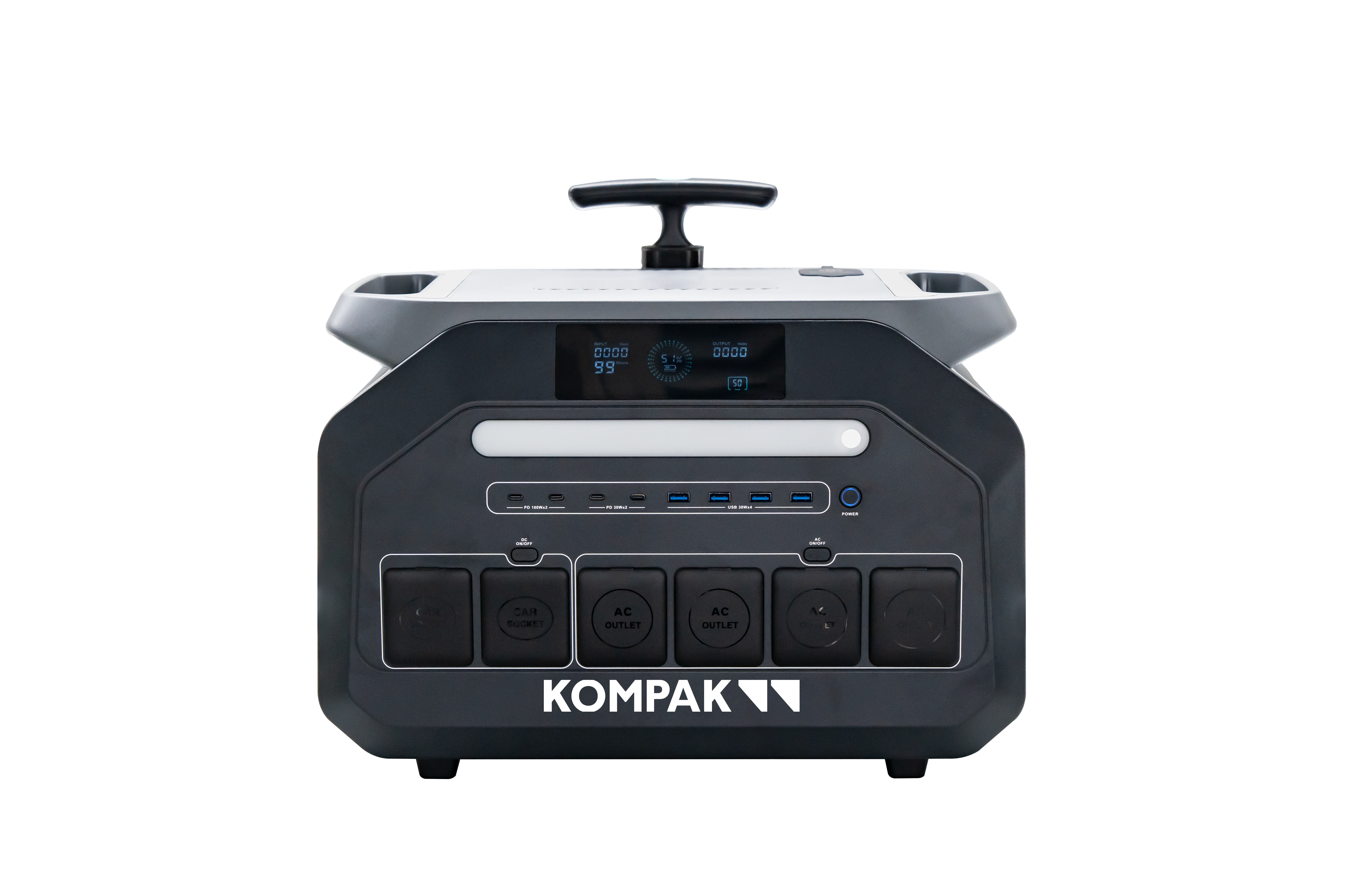 Kompak ZEUS P3200 Portable Powerstation – 3200W Energiespeicher