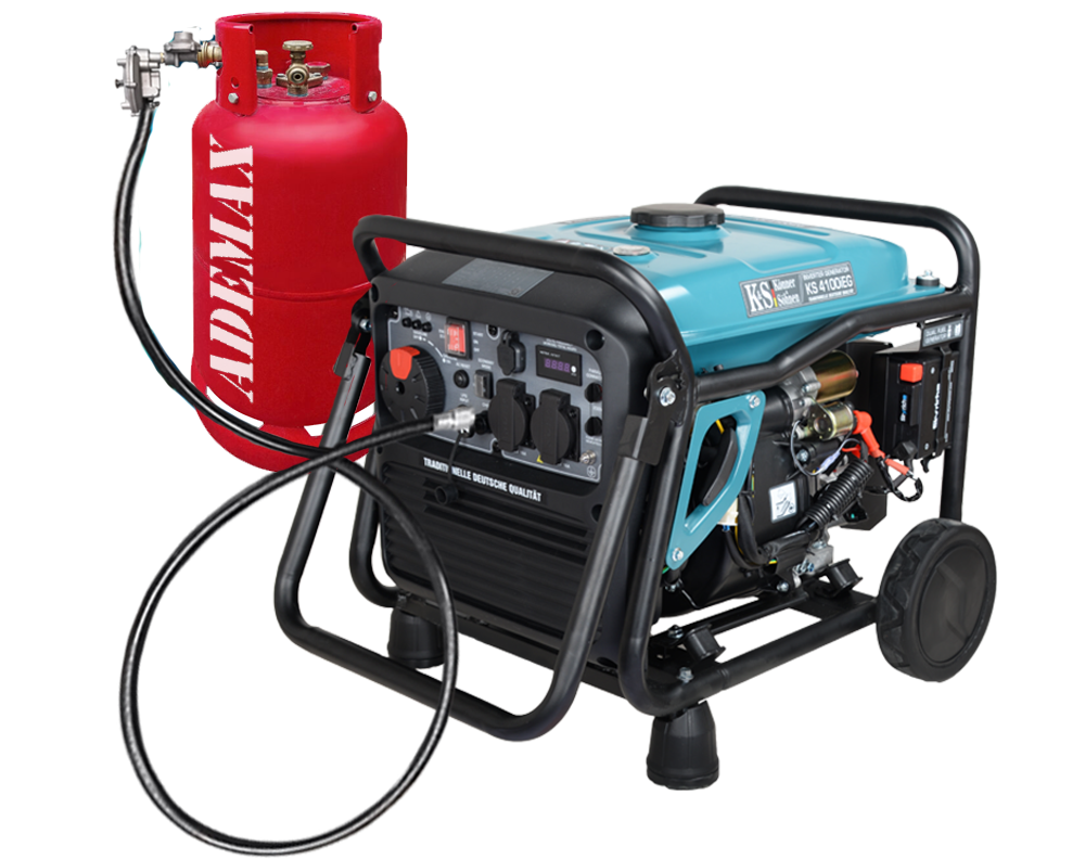 K&S Inverter 4.000 Watt Gas & Benzin KS4100iEG Stromaggregat mit E-Starter K&S Inverter 4.000 Watt Gas & Benzin KS4100iEG Stromaggregat mit E-Starter