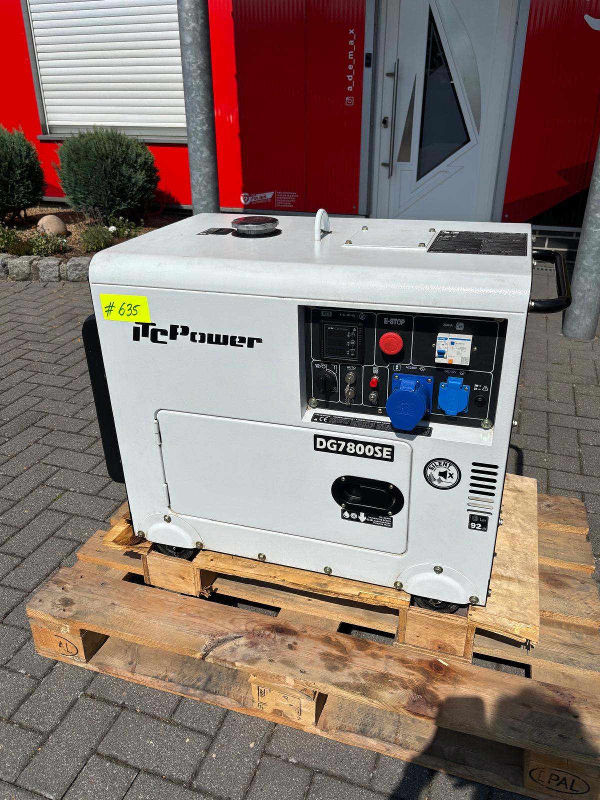 [OUTLET#635] ITC POWER Full Power 8 kVA Diesel DG7800SE-T 230&400 Stromaggregat Stromerzeuger