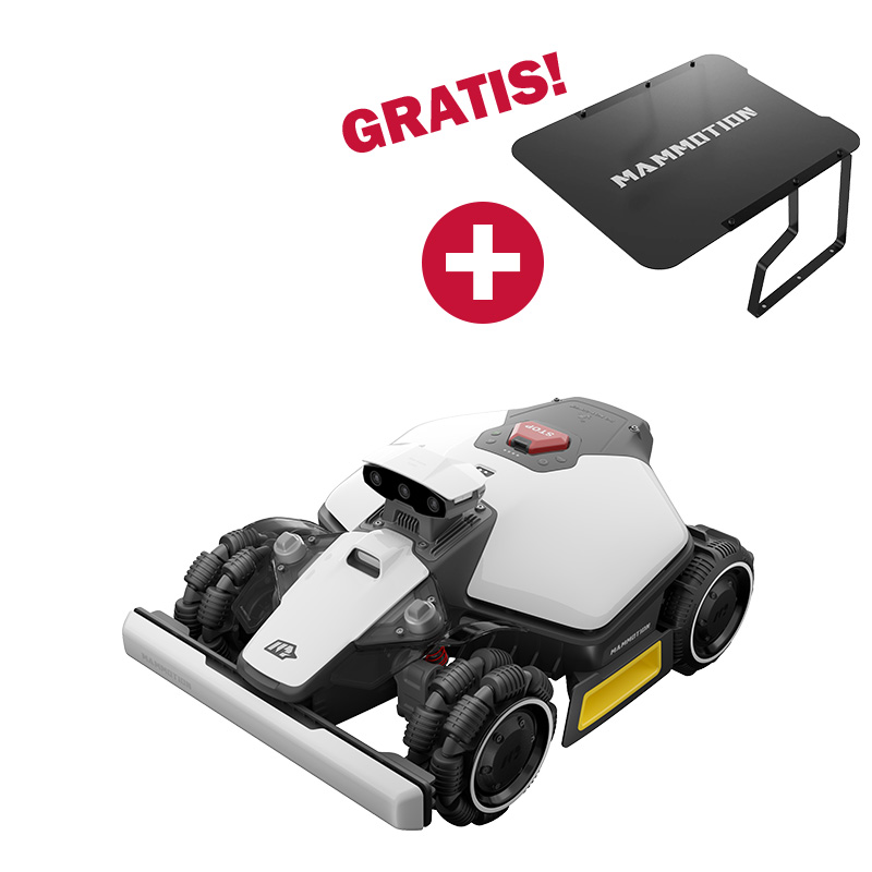 Mammotion Mähroboter LUBA mini 2 AWD 1000 | 1000 m² mit Tri-Camera-Vision & Kantenschneider für präziseren Schnitt