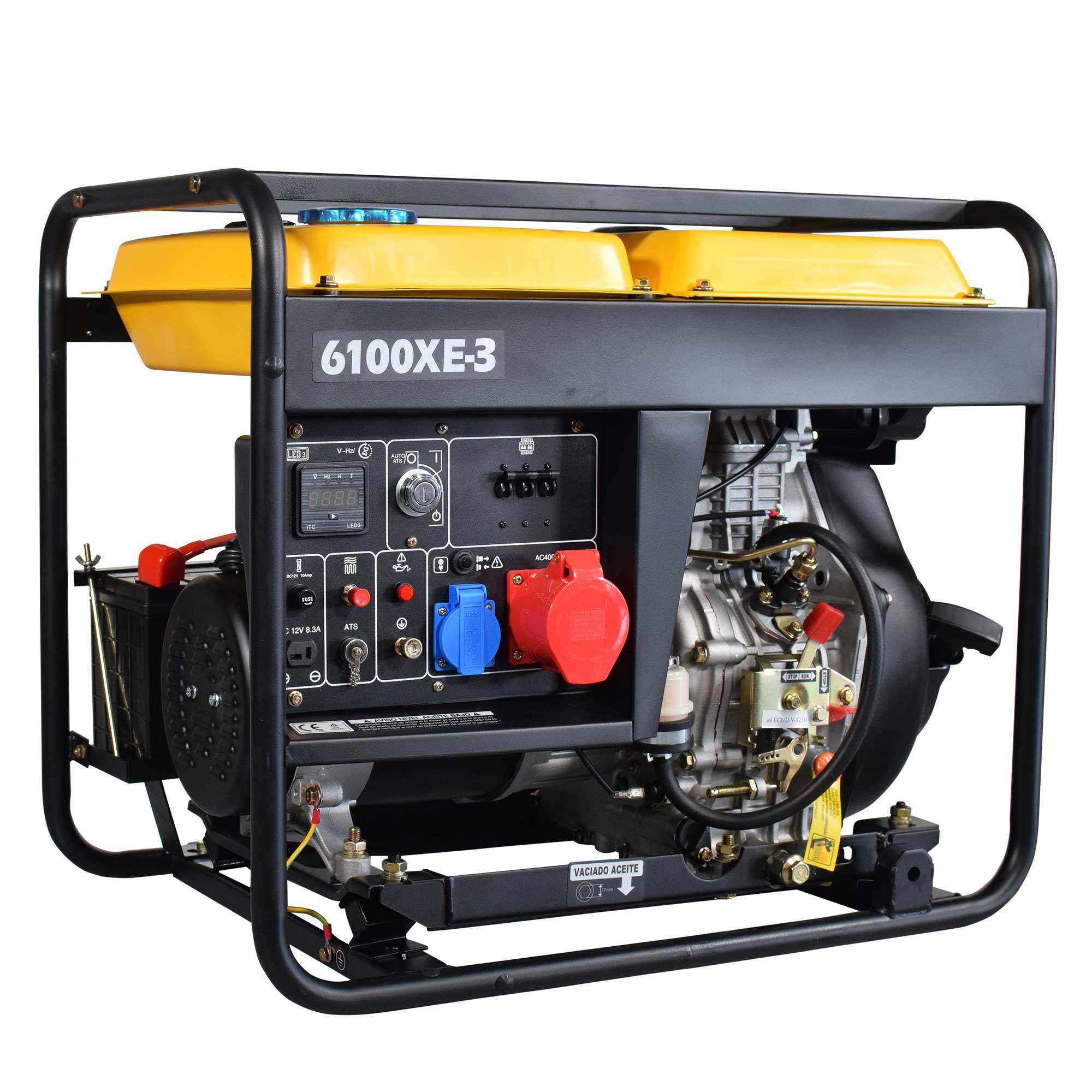 KOMPAK 6.9 kVA Diesel 6100XE-3 400 V Stromaggregat Stromerzeuger