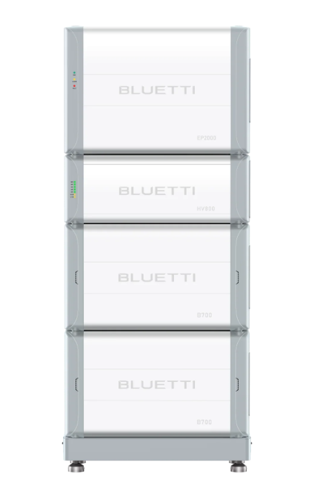 [BUNDLE 14700 Wh] BLUETTI EP2000 Hybrid-Wechselrichter + HV800 Batterie-Controller + 2x BLUETTI B700 [7372,8 Wh] Erweiterungsbatterien  