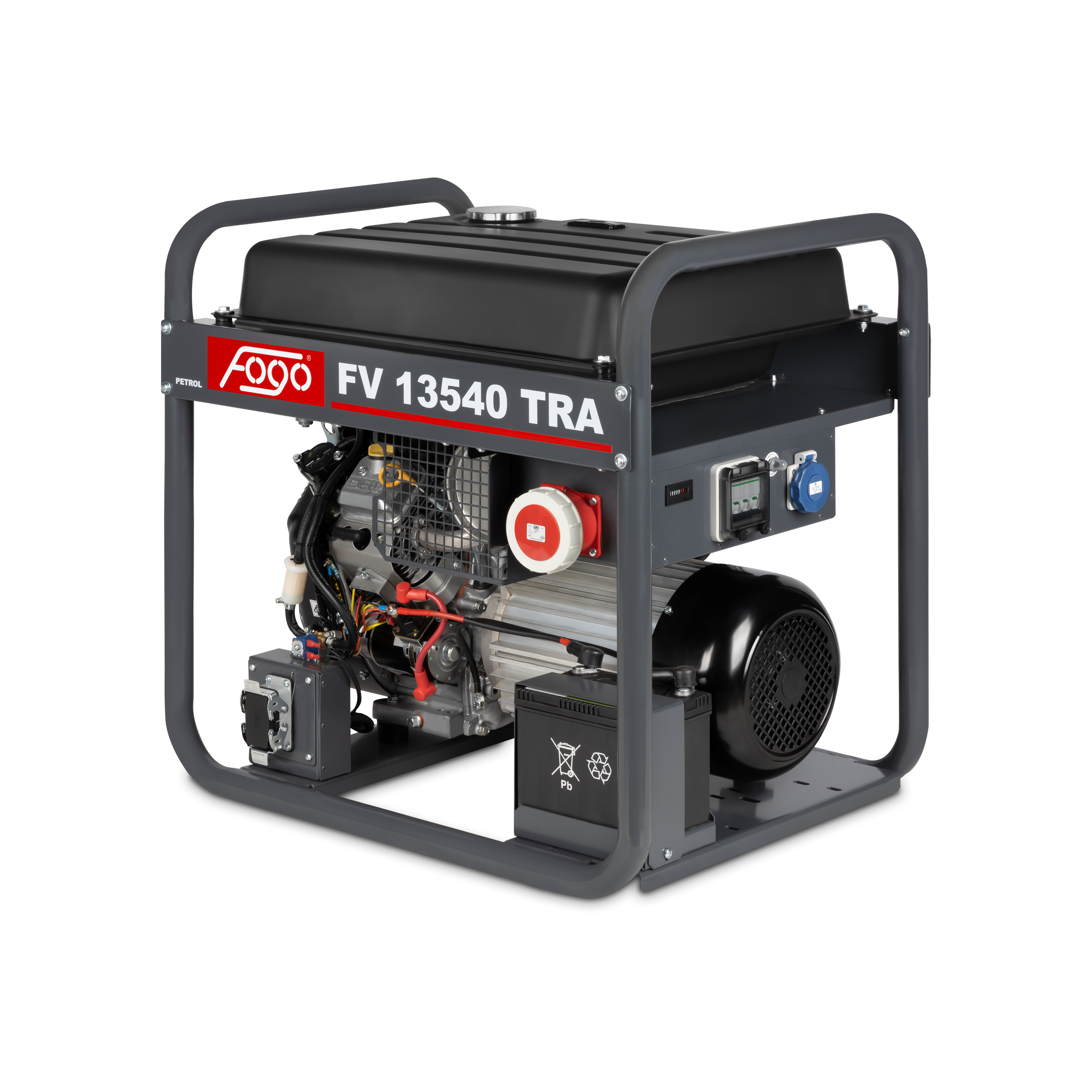 FOGO B&S VANGUARD 12,5 kVA Stromaggregat AVR 400 V FV 13540TRA mit IP54 Zertifizierung