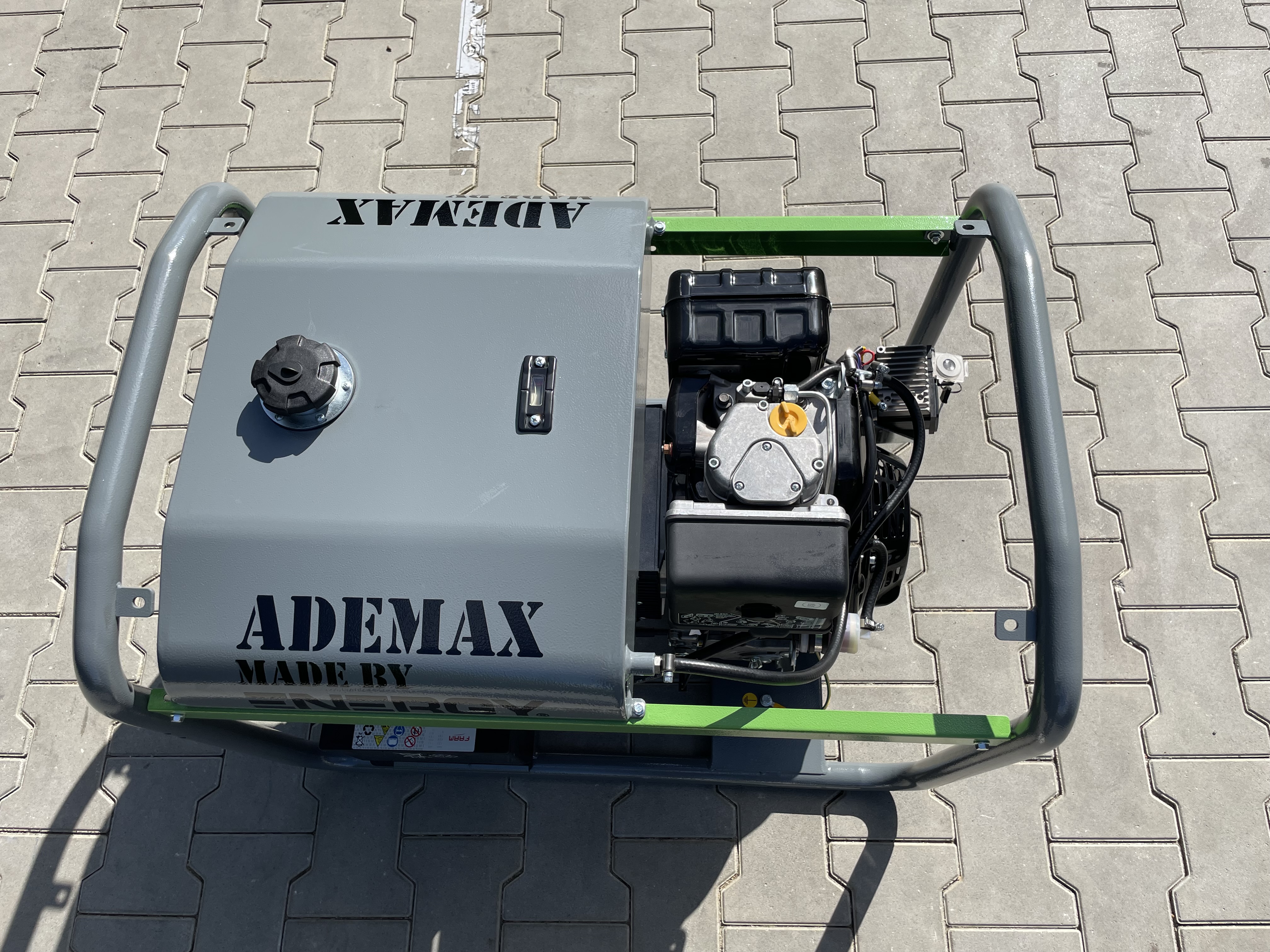 5 kVA Diesel 230V 400V STROMAGGREGAT STROMERZEUGER ADEMAX MADE BY ENERGY