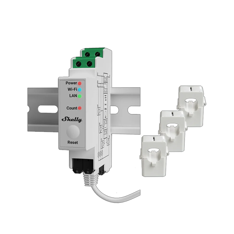 Shelly Smart Meter 3EM Pro Dreiphasig für F2400 RUNHOOD