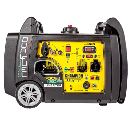 Champion Dual Fuel Inverter 3500W Benzin 3150W Gas Stromerzeuger mit E-Start 230V EU Champion Dual Fuel Inverter 3500W Benzin 3150W Gas Stromerzeuger mit E-Start 230V EU