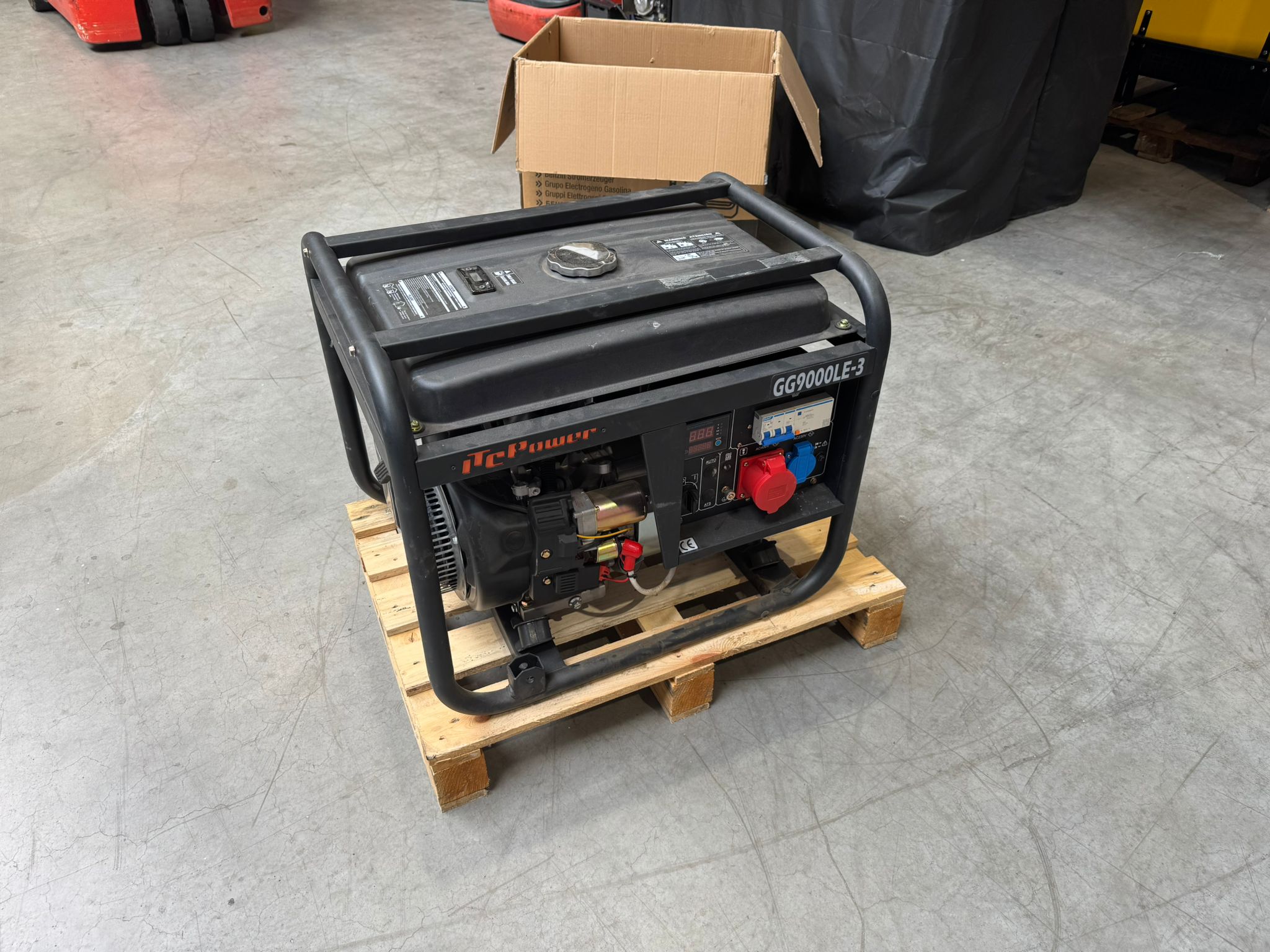 [OUTLET#469] ITC POWER 8.3 kVA Benzin GG9000LE-3 400 V Stromaggregat