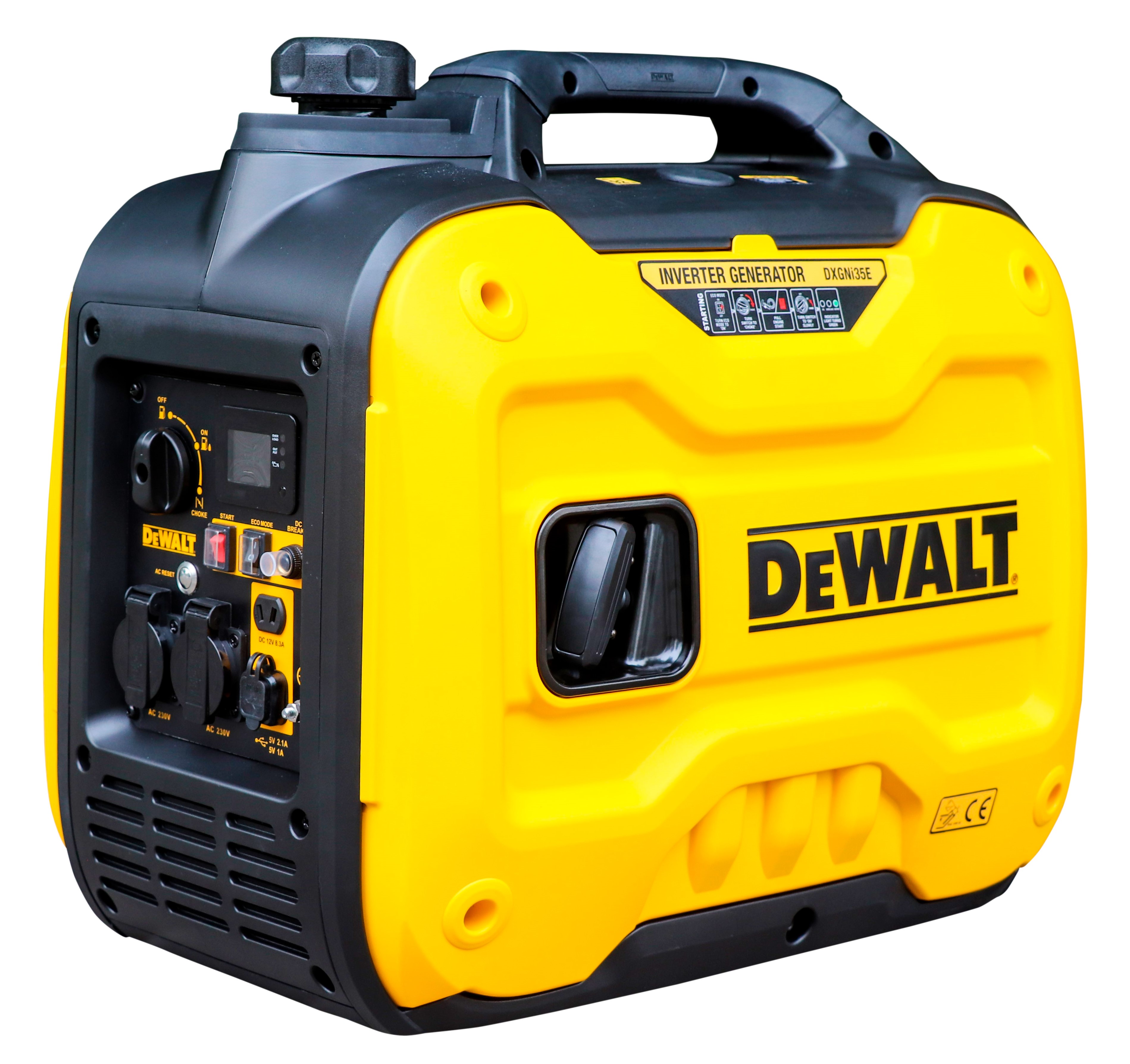 DeWalt Inverter 3400 Watt Benzin DXGNi35E Stromaggregat DeWalt Inverter 3400 Watt Benzin DXGNi35E Stromaggregat