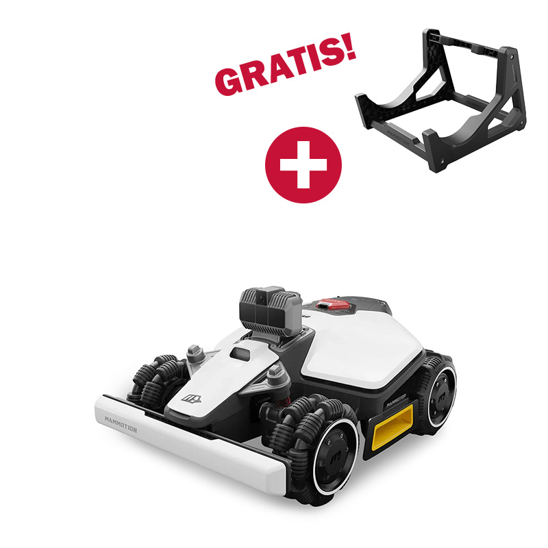 Mammotion Mähroboter LUBA mini 2 AWD 1000 | 1000 m² mit Tri-Camera-Vision & Kantenschneider für präziseren Schnitt