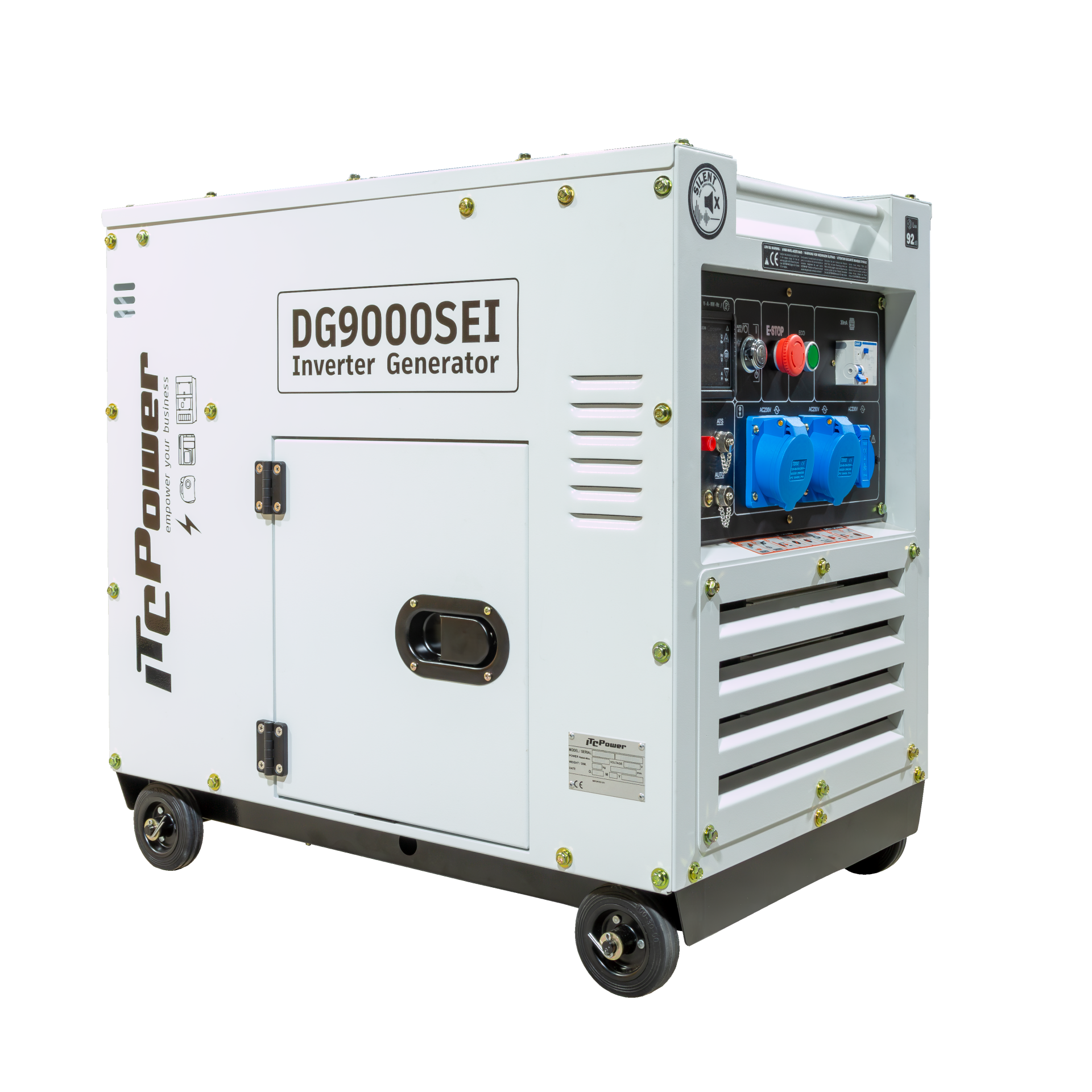 ITC POWER Inverter | Diesel Stromerzeuger mit 6500 Watt | Inverter ...