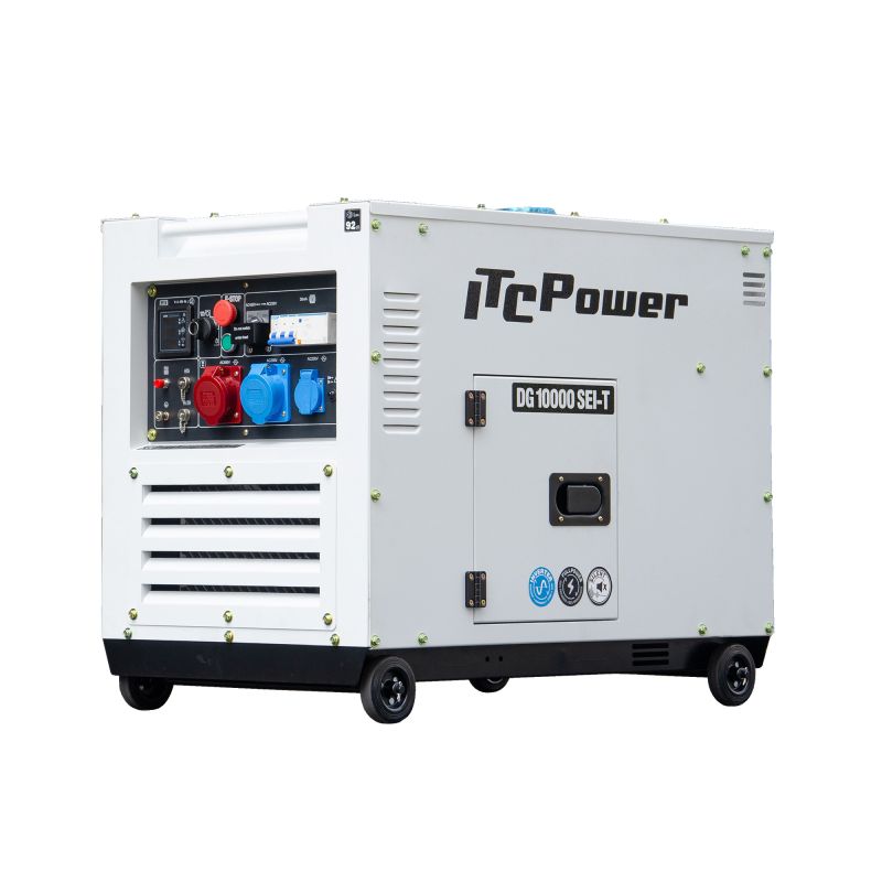 ITC POWER 10,6 kVA 400 V Diesel-Inverter Stromaggregat DG10000SEi-T