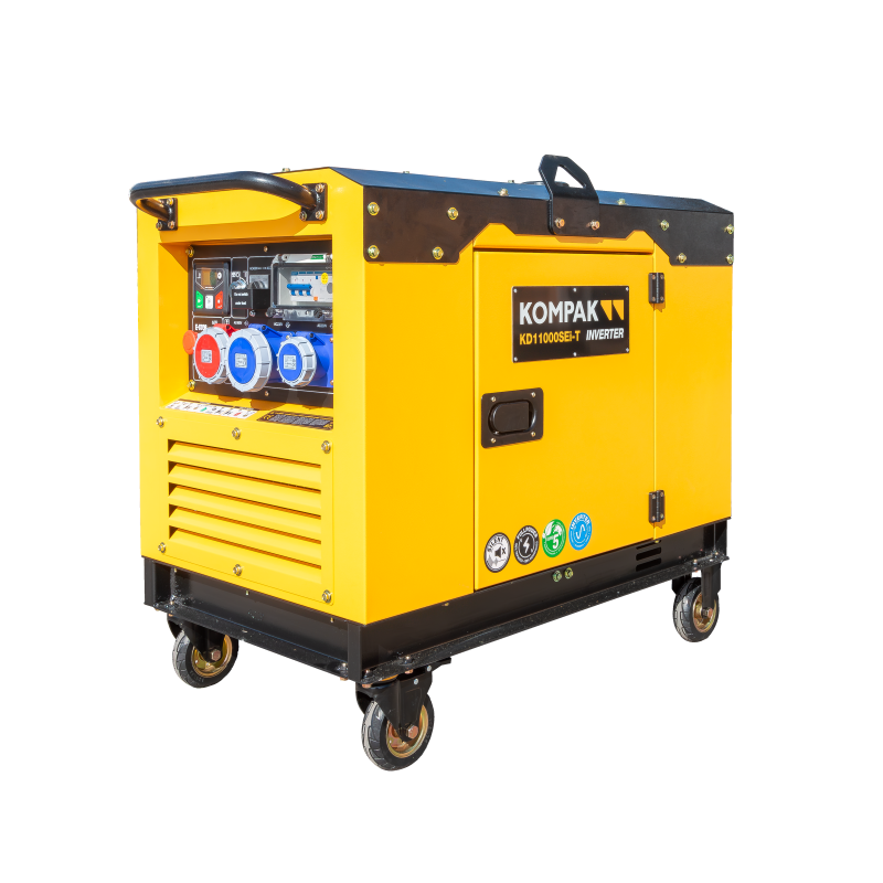 KOMPAK Diesel-Inverter Stromerzeuger 10,6 kVA KD11000SEi-T Stromaggregat