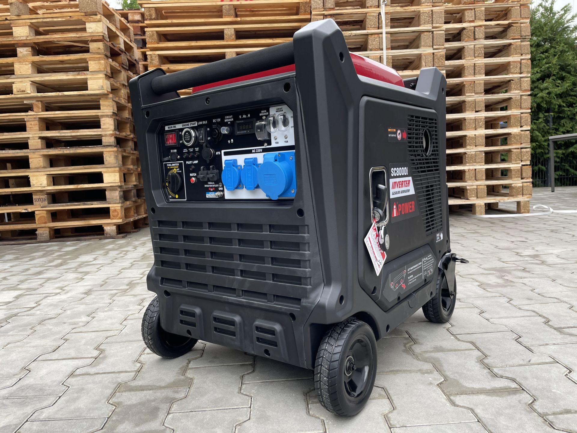 Ai Power Inverter Stromaggregat Benzin 7500 Watt SC8000i