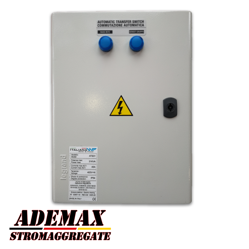 ATS BOX für ENERGY Stromaggregate Stromerzeuger