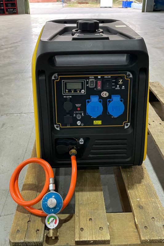 KOMPAK 3900W Gas & Benzin KGG39EiDF Inverter Stromerzeuger Dual Fual