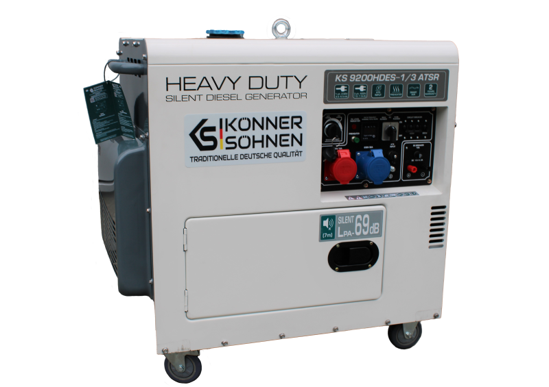 K&S 7,5 KW Diesel KS9200HDES-1/3 ATSR Stromaggregat Stromerzeuger